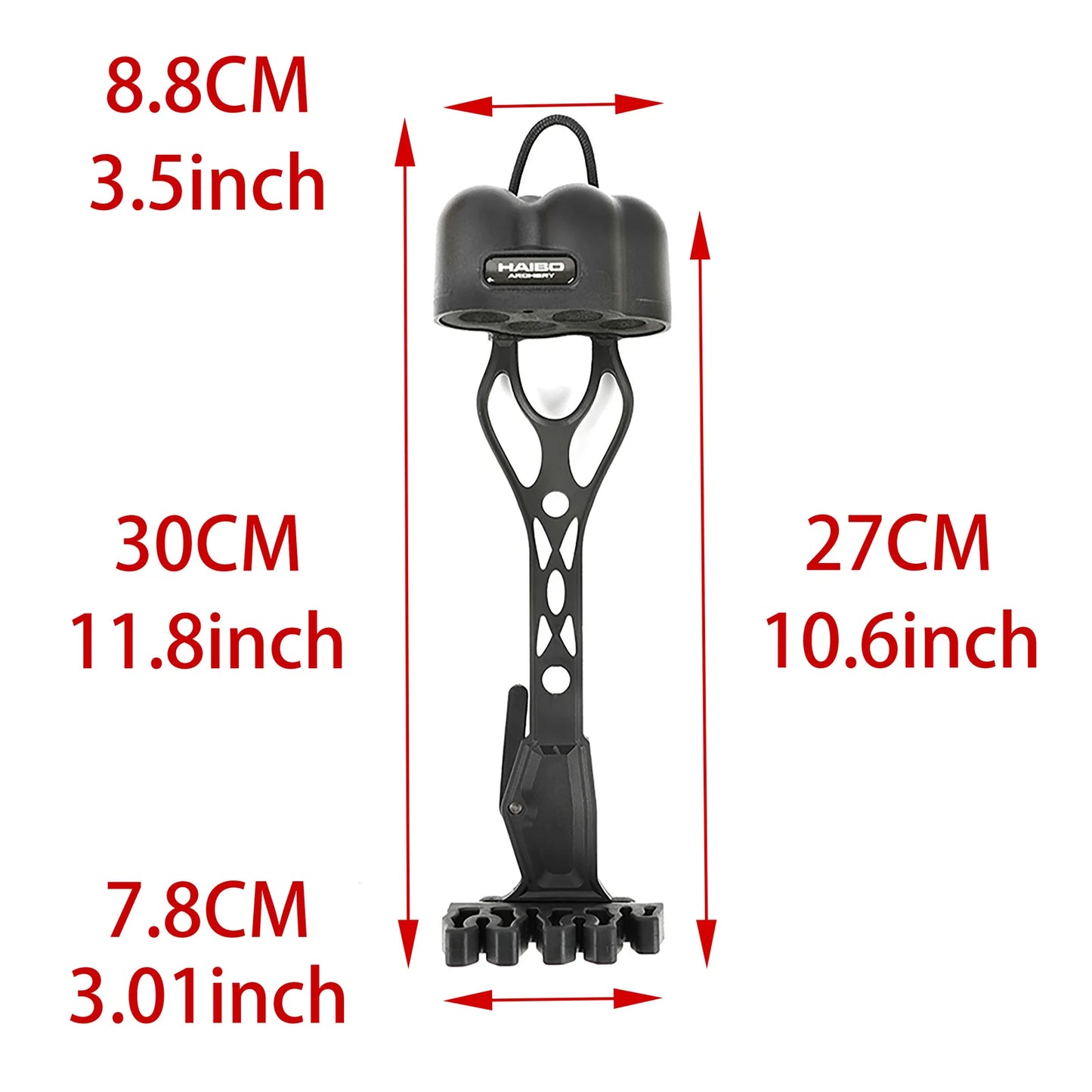 Arrow Quiver 4-Arrow Quick Release Holder Reinforced Nylon with EVA Foam Pad Portable Adjustable Removable Hip Quiver for Compound Bow Hunting Shooting Target Practice Outdoor Durable Archery Accessories