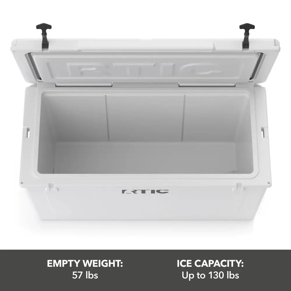 145 QT UltraTough Cooler Hard Insulated Portable Ice Chest Box for Beach, Drink, Beverage, Camping, Picnic, Fishing, Boat, Barb