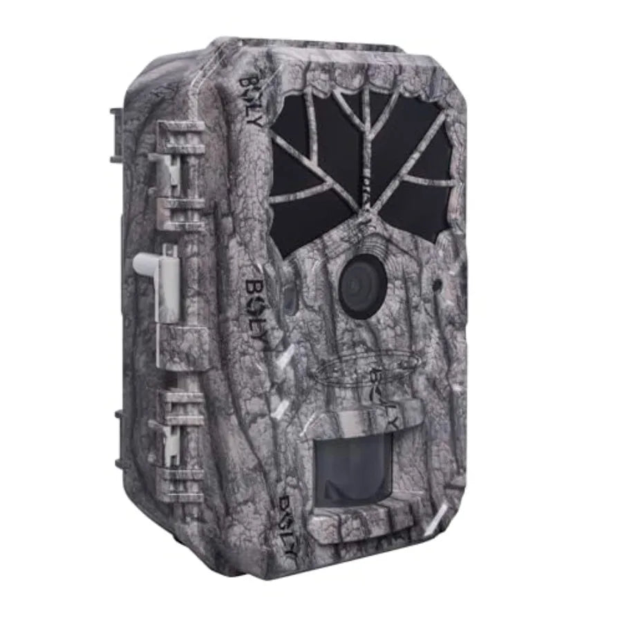 Wildlife security outdoor trail camera: 48MP/1080P, ultra power saving, 940nm no-glow night vision, 100ft detection, IP68 water