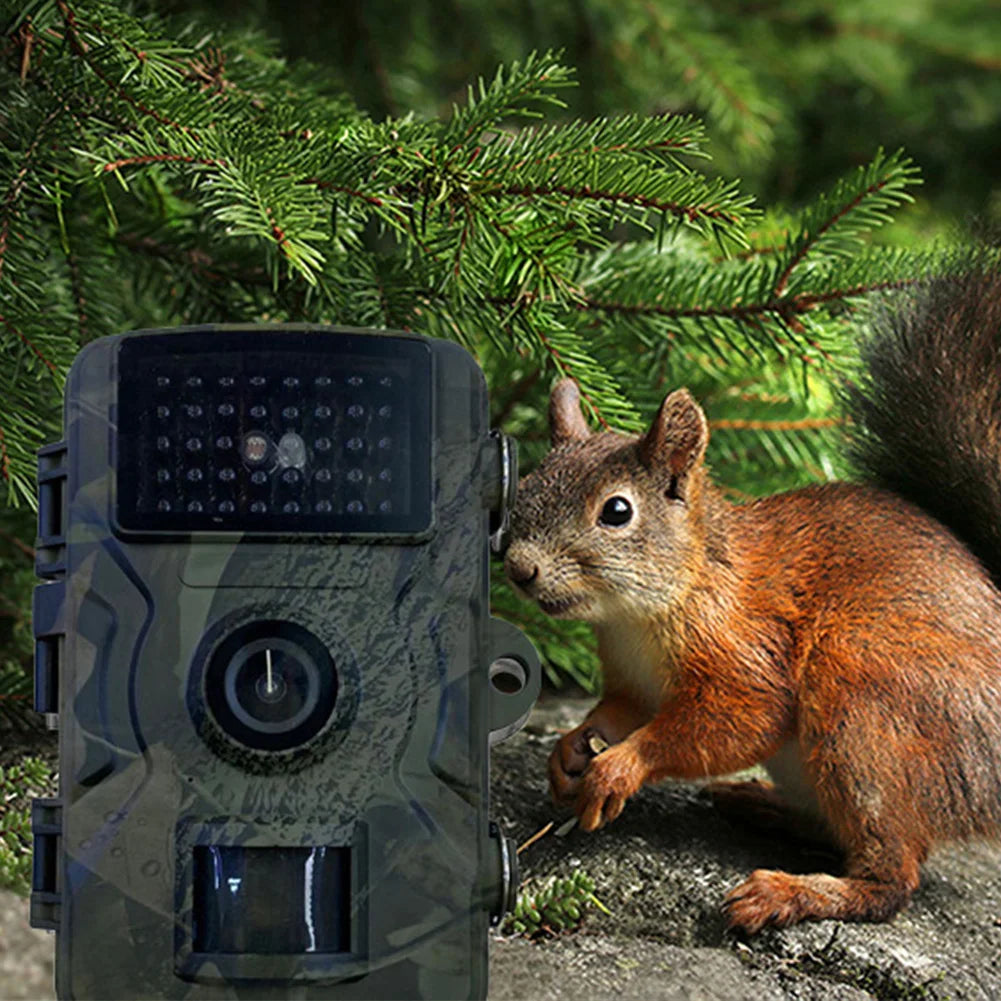 Hunting Trail Camera Waterproof Hunting Camera Motion Activated Infrared Night Vision Security Cam for Outdoor Wildlife Hunting