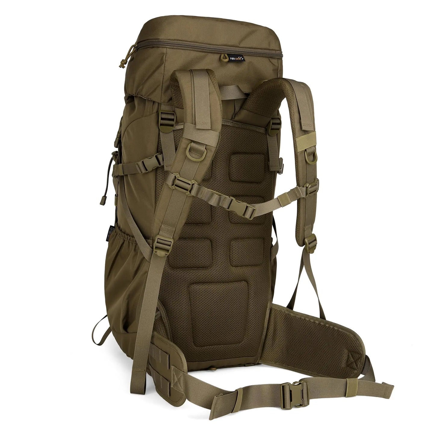 50L Hiking Backpack With Rain Cover For Backpacking Camping Survival