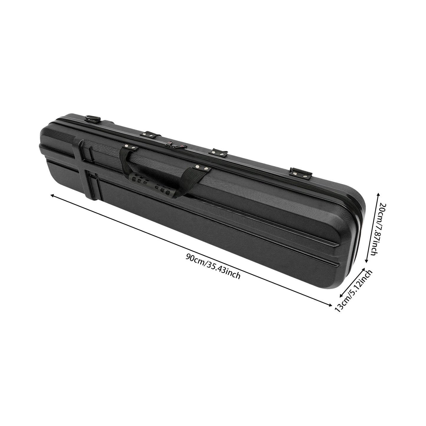 Recurve Bow Case with Handle, Hard Shell Travel Case for Recurve Long Bow, Sponge Padding Multi-Compartment Storage