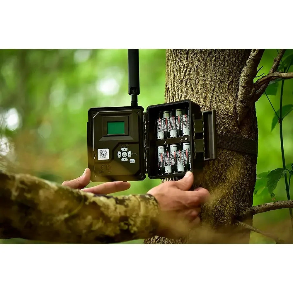 4G LTE Cellular Game & Trail Camera for Hunting Deer and Wildlife – 20mp High-Res Images & 1080p