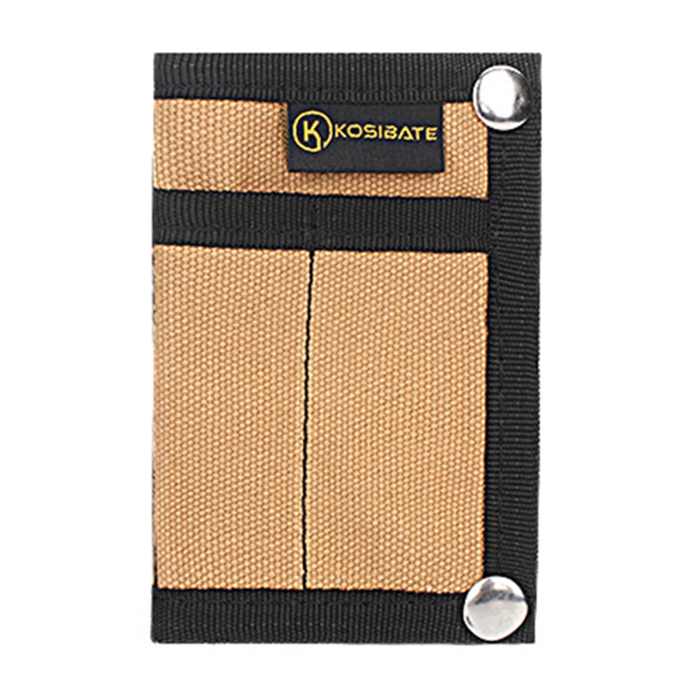 EDC Pouch Bag Multifunctional Foldable Credit Card Holder Canvas Tactical Molle Storage Bag for Outdoor Camping