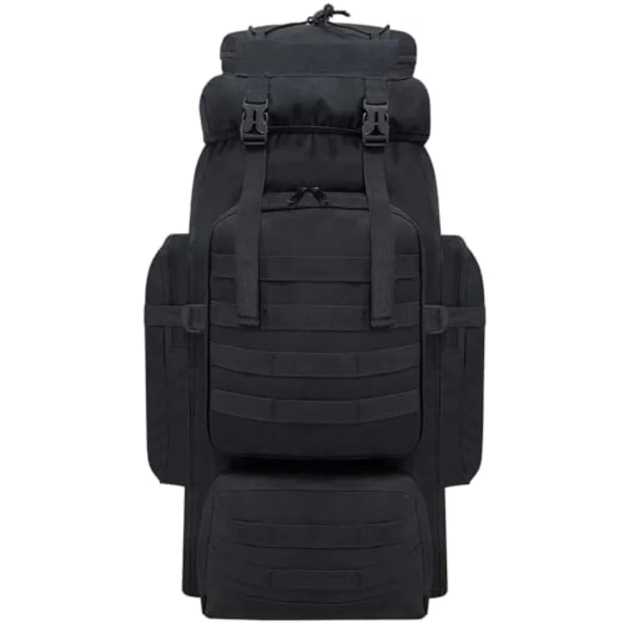 Hiking Backpack, 100L Large Camping Backpack, Expandable Waterproof MOLLE Rucksack, Outdoor Sport Travel Daypack Military Tacti