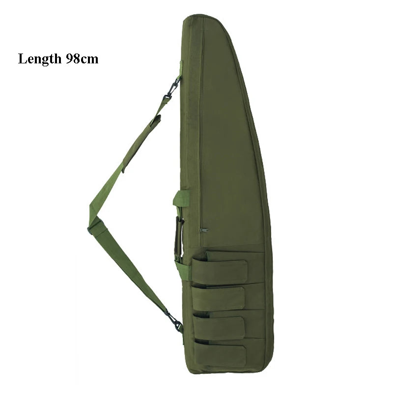 Long Gun Case 98cm 118cm Hunting Gun Airsoft Air Gun Single Shoulder Bags With Cushion Padded Protection Carry Bag