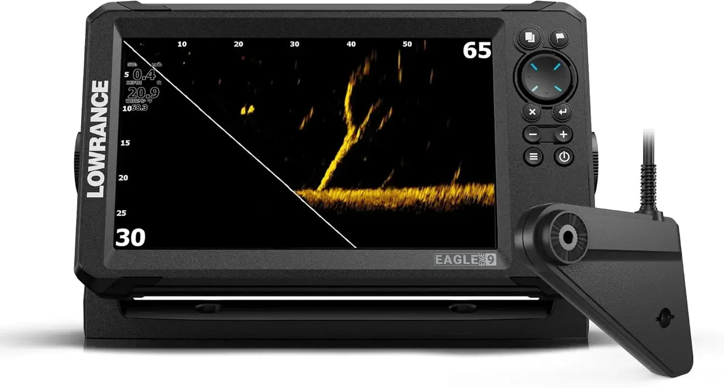 Lowrance Eagle Eye 9 Fishfinder with Live Sonar Chirp Sonar DownScan Fish Reveal Technology
