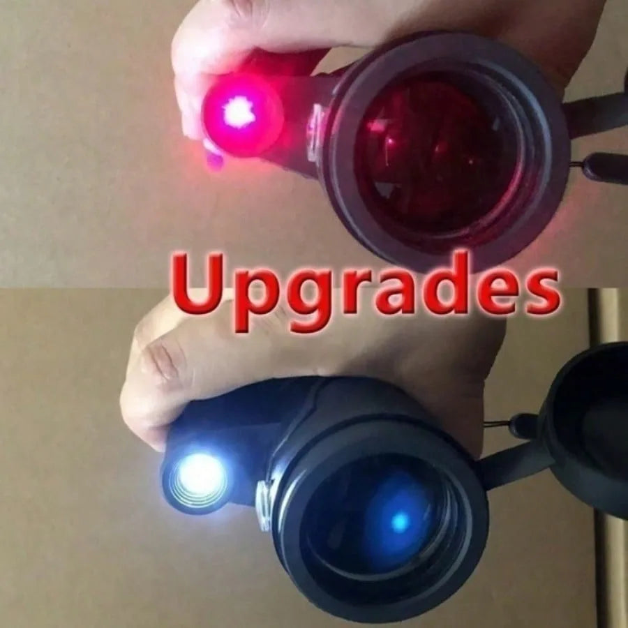 Extra Long 9800M/300000M Compass Flashlight  Night Vision High Angle Monocular Telescope Laser Hiking Travel Portable Telescope