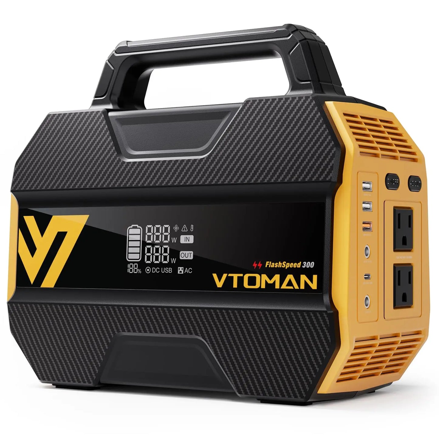 FlashSpeed 1000 Portable Power Station, 828Wh LiFePO4,1000W Output | Expandable To 2376Wh, 1H Fast Charge (0-80%)