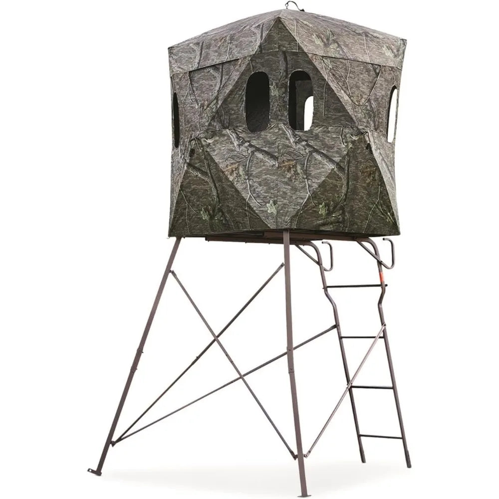 6 Foot 2 Man Hunting Tripod Tower Blind Stand Elevated Hunting Gear Equipment Accessories 4x4