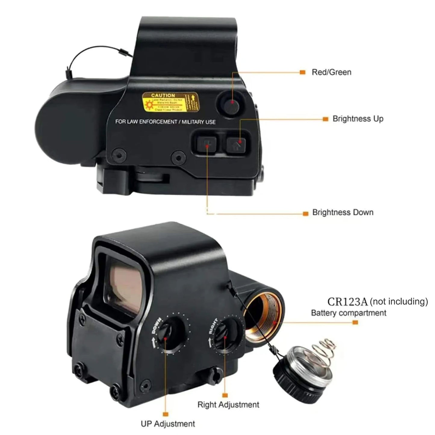 551 Red Dot Sight 558 Holographic Sight Scope 552 553 Sight with 20mm Rail