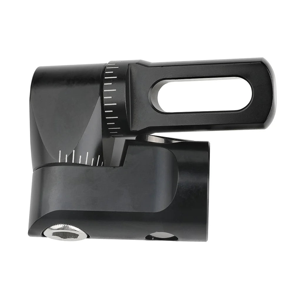 Single V-Bar Stabilizer Adapter Aviation Aluminum Adjustable for Compound Recurve Bow Hunting Shooting Sports