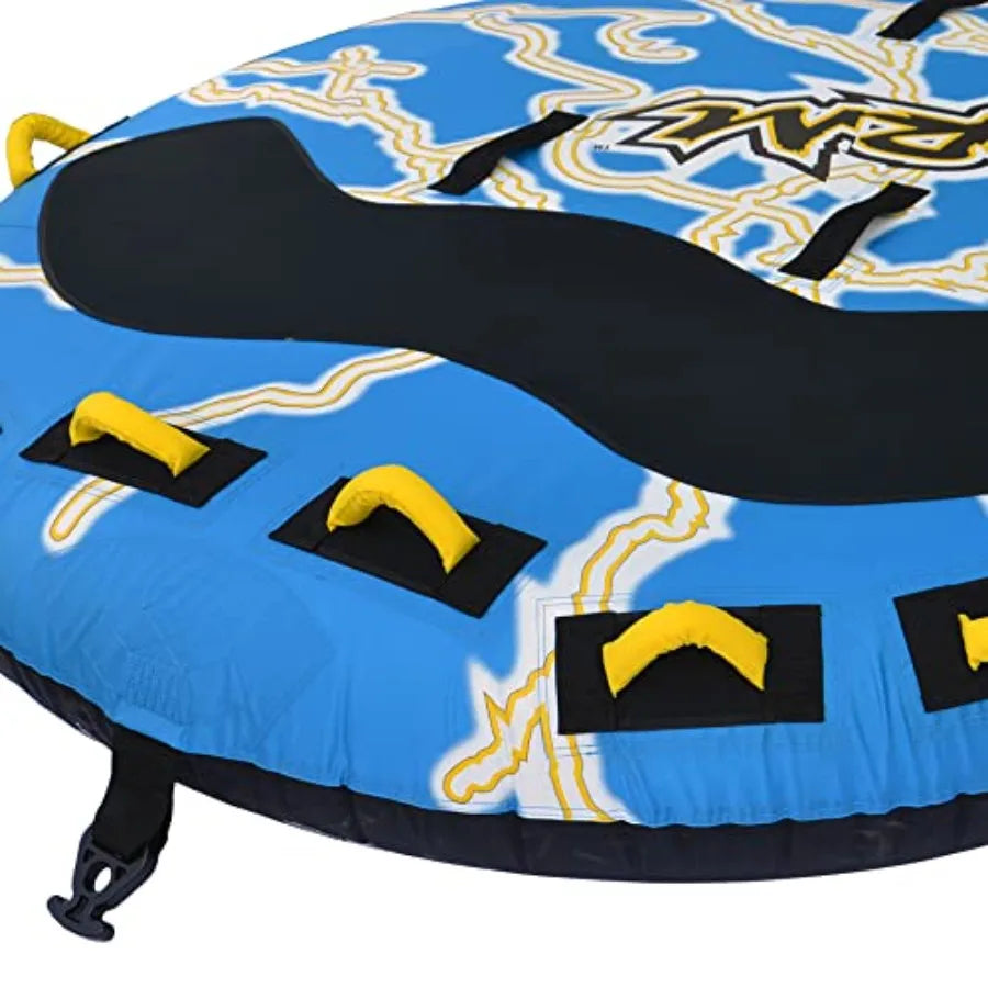 Boat Towable Tube - Iatable Boating Tube for 1-4 Riders - Heavy-Duty Iatable Tube for Boats to Pull - Water Sports Towable with