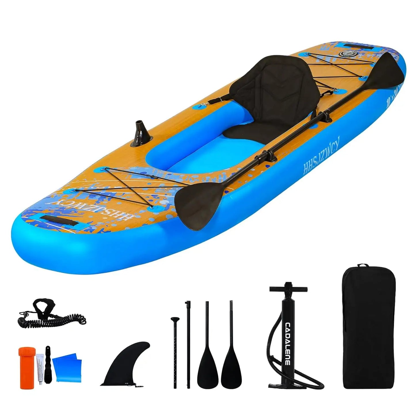 Inflatable Kayak with Detachable Seat,10'x34''x8''Stand Up Paddle Board for Adults & Youth,SUP-Kayak Set for, Customized