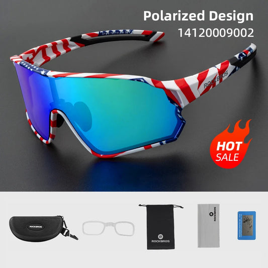 Bicycle Polarized Glasses UV400 Sport Cycling Glasses Mtb Mountain Bike Eyewear Sunglasses Outdoor Running Goggles