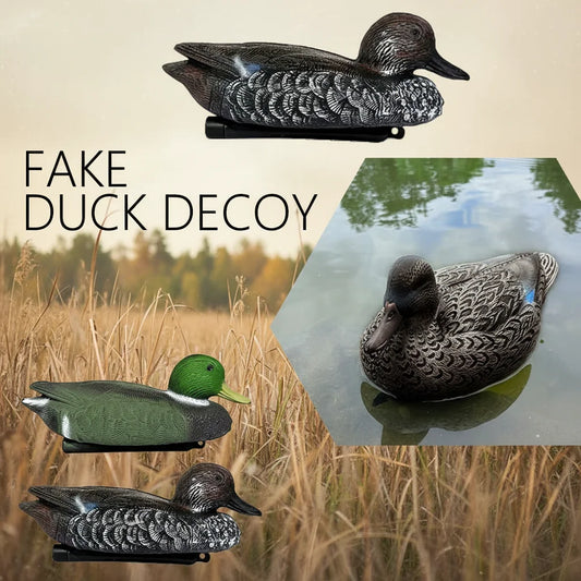 3D Floating Duck Decoy Hunting Shooting Style Fishing Lure with Garden Park Lake Simulation Design for Outdoor Decor