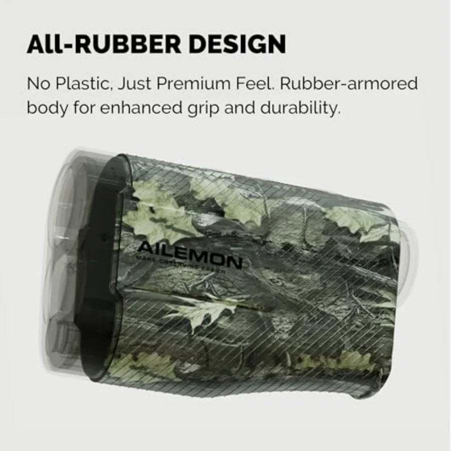 Hunting Laser Rangefinder Bow Range Finder Camo Distance Measuring Outdoor Wild 900Y with Red Display Distance/Angle/Scan 6X Ma
