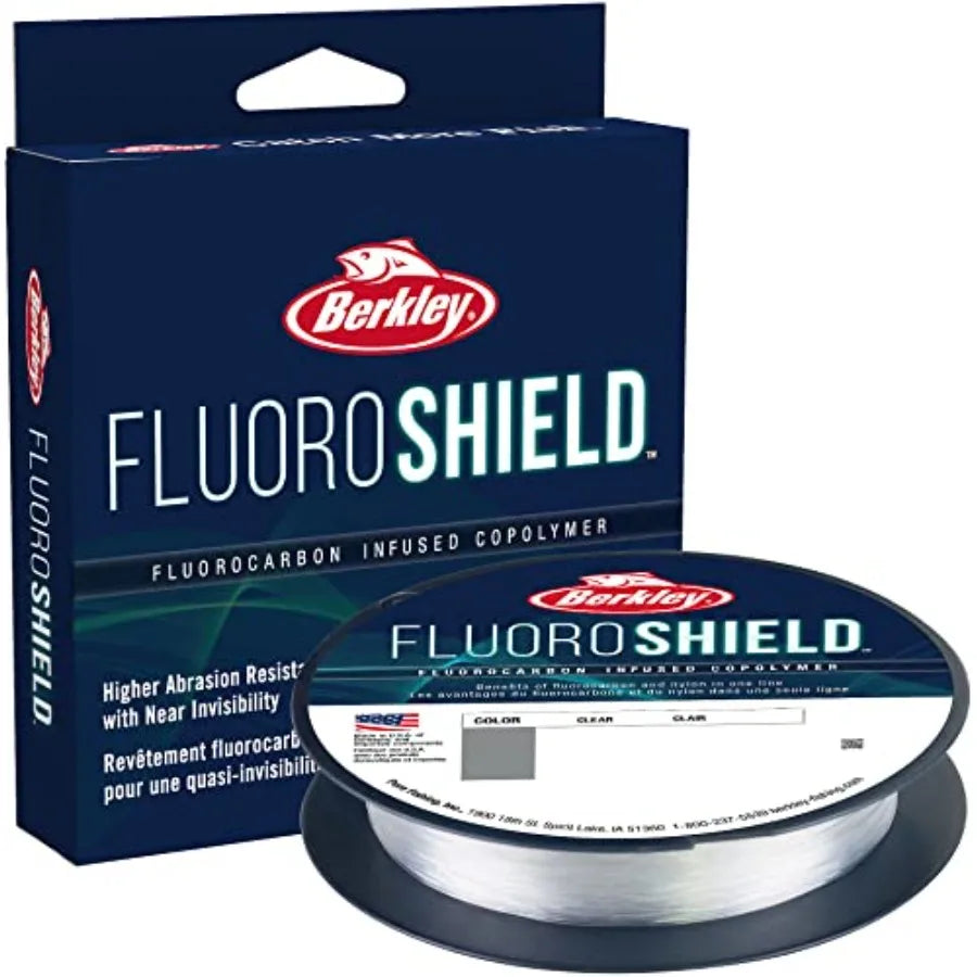 FluoroShield Fluorocarbon Fishing Line, Clear