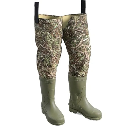 Hip Waders Waterproof Camo Waders for Men and Women with Boots, Lightweight Wading Hip Boots for Fishing and Hunting