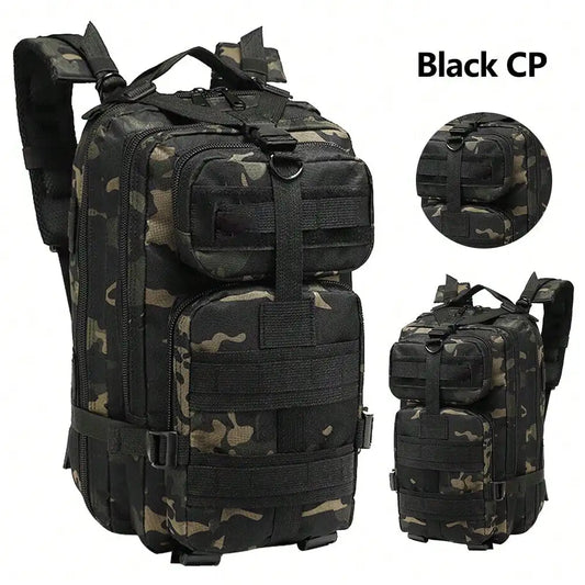 3P Tactical Backpack 20L-25L 1000D Nylon Outdoor Hiking Camping Traveling Fishing For Men Hunting Bag Sport Rucksacks