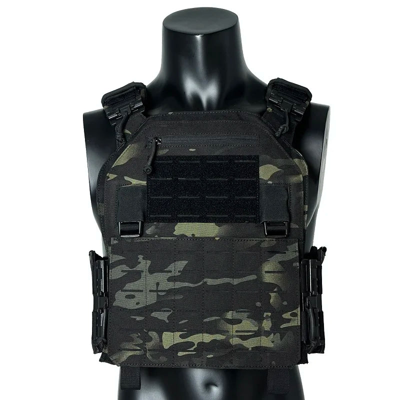 Qucik Release Full Protect  Upgrated Laser Cutting plate carrier 1000D Nylong tactical vest