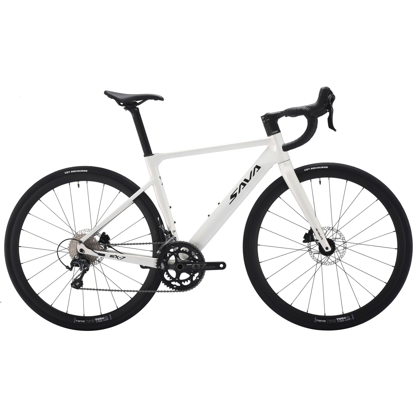 2026 New SAVA EX7‑S‑R4700 Complete Road Bike, Aluminum Frame With Carbon Fork, Shimano TIAGRA R4700 20‑Speed, 700C Hydraulic Disc Cyclocross Bicycle For Adult