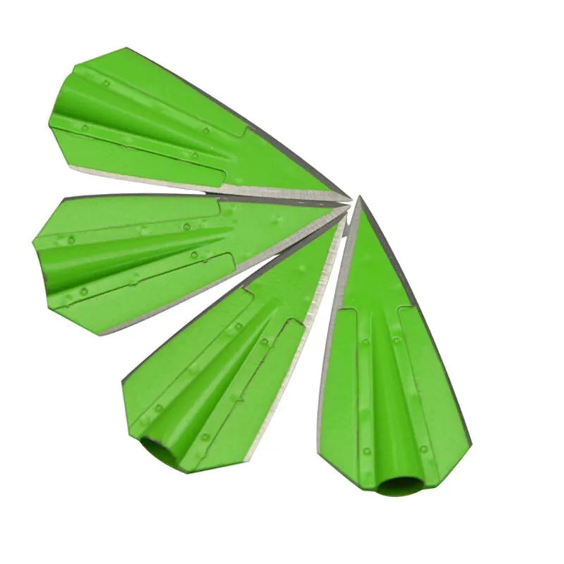 115Gr Hunting Arrowheads OD 8MM Shaft Archery Blade Broadheads Target Arrow Tip Bow Hunting Glue In Point Edged alloy steel