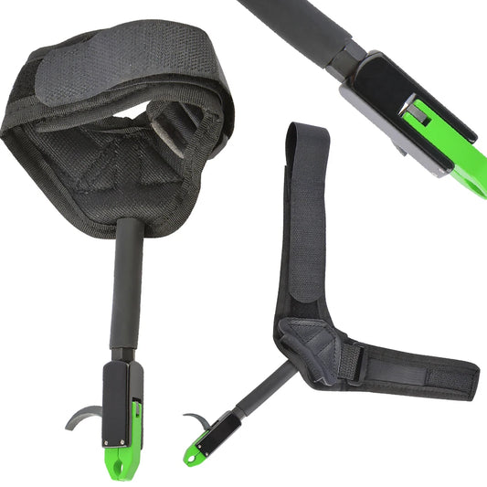 Wrist Strap Archery Release 360° Rotating Caliper Aluminum Alloy for Compound Bow Adult Youth Hunting Target Training