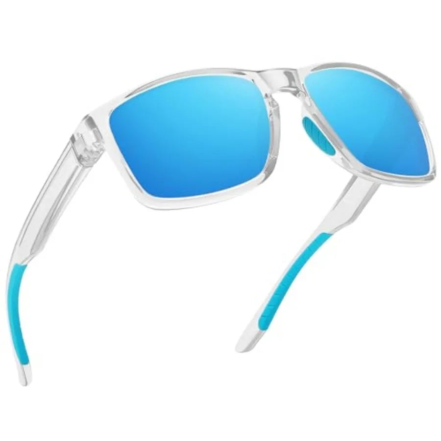 Sports Polarized Sunglasses for Men Women UV Protection Unbreakable Driving Running Fishing Hiking Sun Glasses