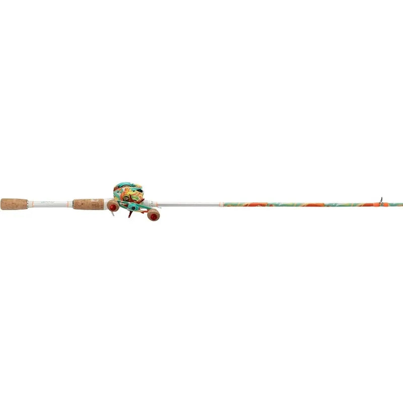 7’6” Krazy Baitcast Combo | 30 TON Carbon Blank | 6.6:1 or 7.3:1 Gear Ratio | Fuji Reel Seat
