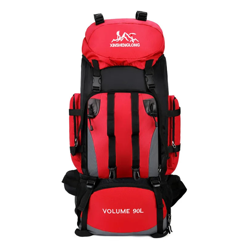 90L Waterproof Hiking Backpack Camping Rucksack Large Capacity Travel Outdoor Sports Bag for Trekking Backpacking and Adventure