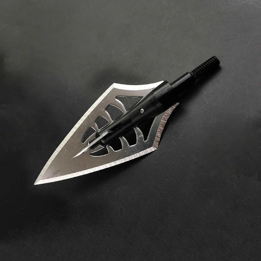 6Pcs Blade Arrow Heads with Box Broadheads Tips Archery Arrowheads for Compound Bow Recurve Crossbow Arrow Points