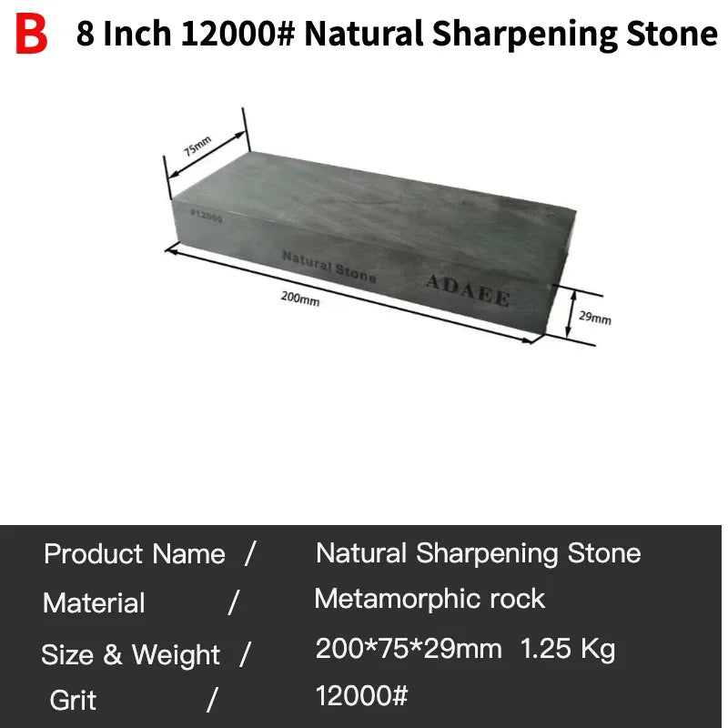 ADAEE Natural Whetstone Knife Sharpening Stone Sharpener