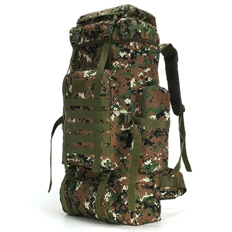 70L Camping Hiking Backpack for Men Women Large Military Tactical Backpack Molle Rucksack Backpack for Outdoor
