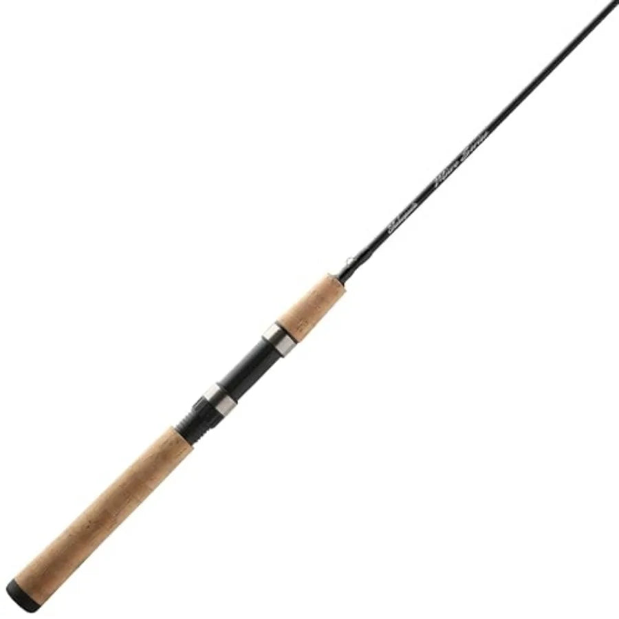 Micro Spinning Rod for freshwater fishing, graphite composite material, matte black finish, ultra-lightweight and sensitive des