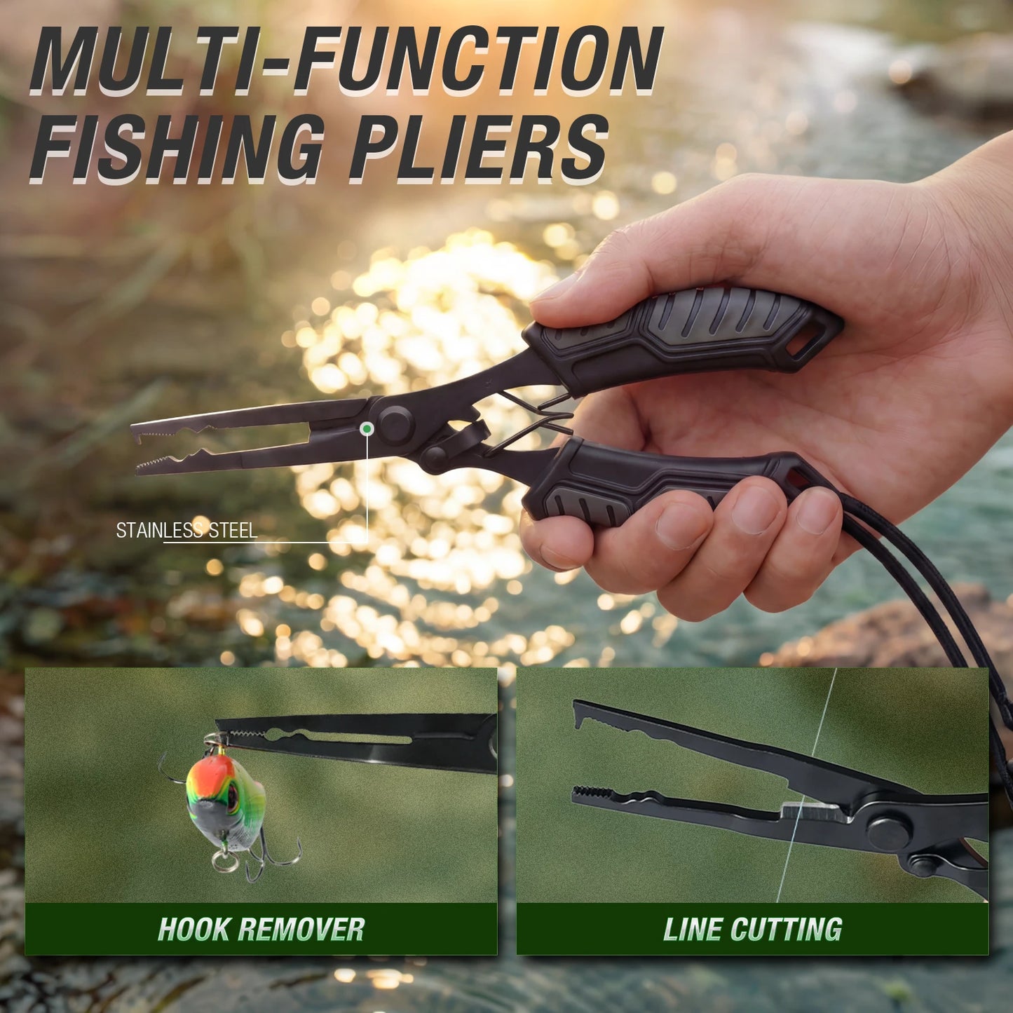 Graphite Telescopic Fishing Rod & Reel Combo: Portable Folding Design with Storage Bag, Unisex Freshwater Travel Gear, Lightweight Durable Tool, Perfect Gift for Anglers