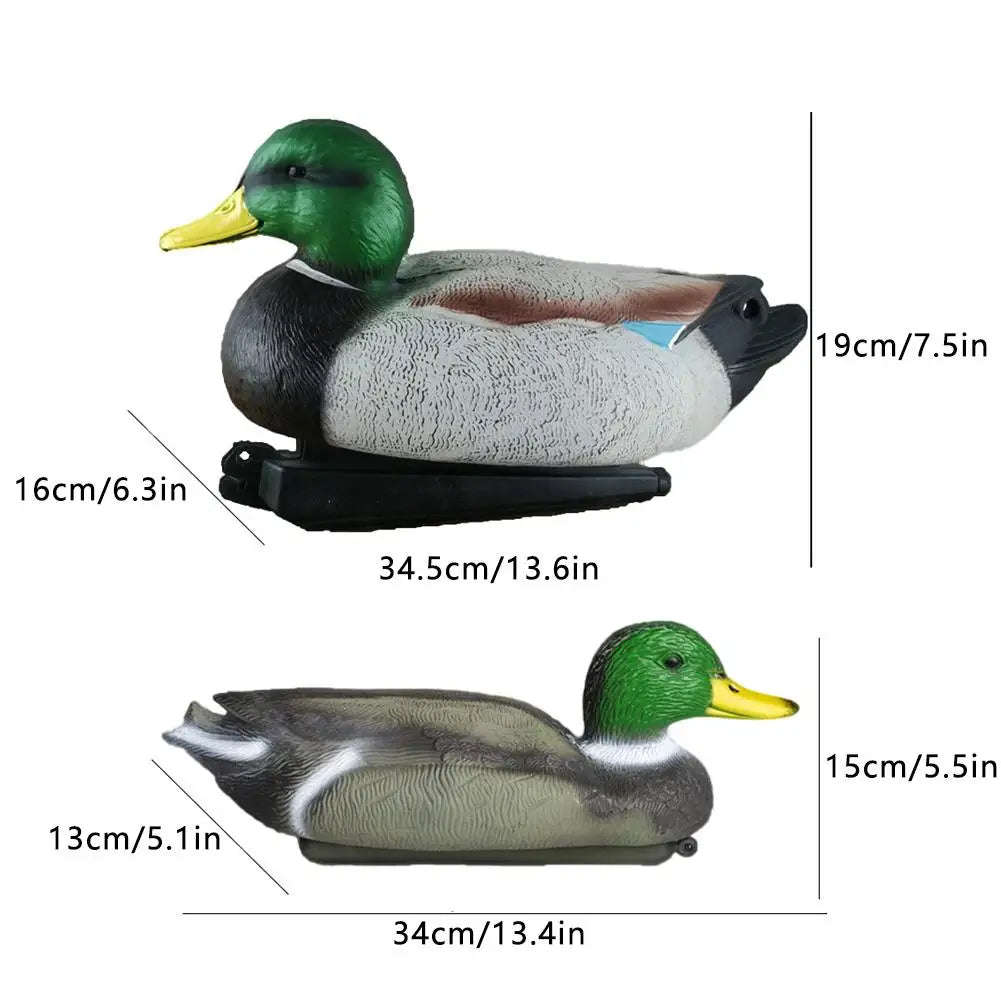 Realistic Mallard Duck Decoy, Blow Mold Hunting Duck Decoy, Lifelike Drake Duck for Hunting, Pond & Garden Landscape Decoration