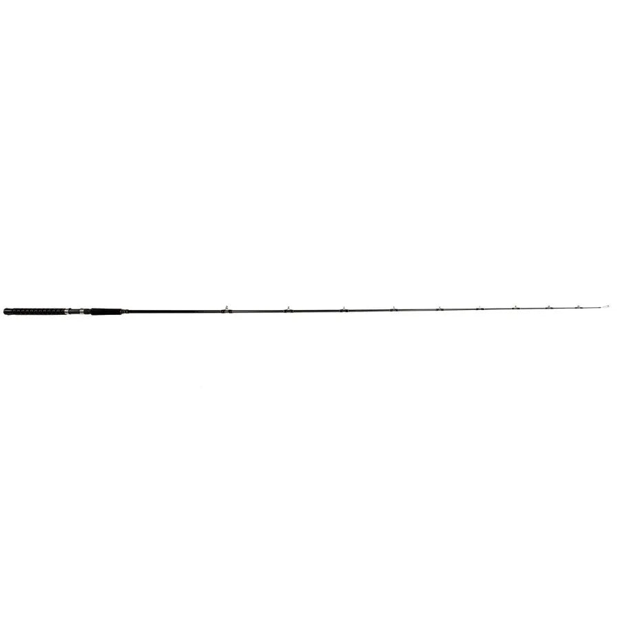 Starfire X Medium Heavy Downrigger Rod 8'6 for deep-water trolling, graphite composite construction, black finish, ultra-sensit