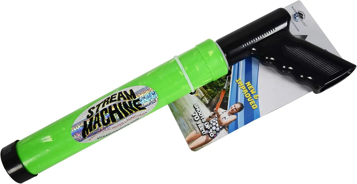 Super Soaker Water Gun Launcher 17 Inch Single Barrel Shoots 40+ ft for Outdoor Summer Fun Pool Squirt Toy