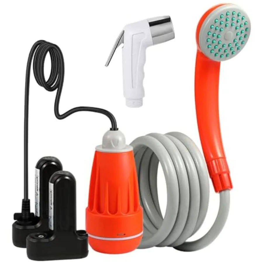 Portable Shower Portable Camp Shower Pump with Rechargeable Battery Portable Shower for Camping Portable Outdoor Shower Head fo