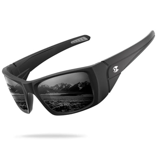 Sports Polarized Sunglasses for Men: Women UV400 Protection Wrap Around Sun Glasses for Fishing Driving Cycling TR90