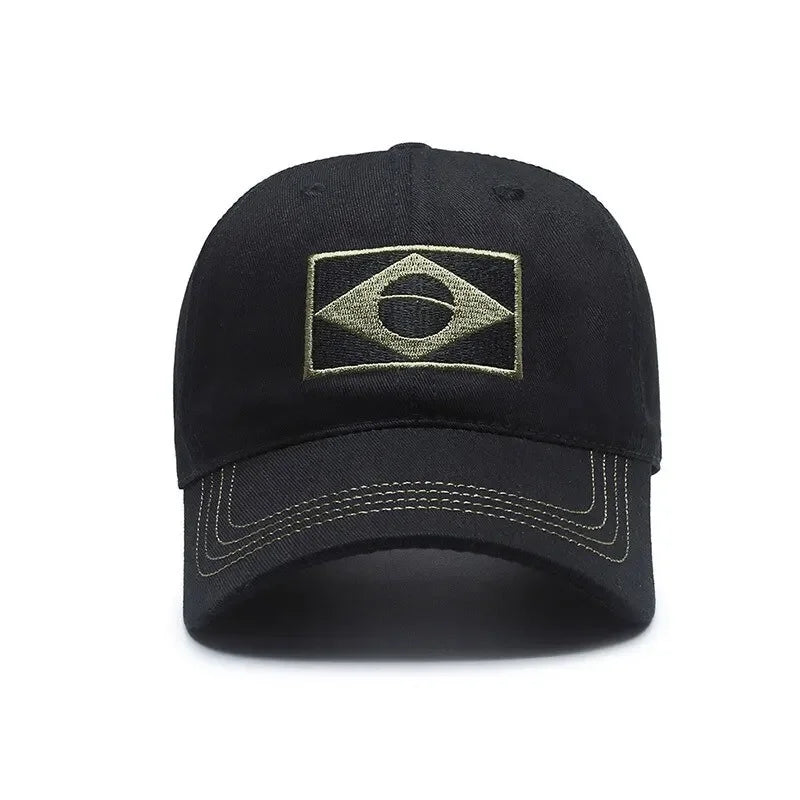 Outdoor Sports Baseball Cap Men'S Camouflage Cap, Middle And Young Men'S Casual Sun Protection Hat Brazilian Hat