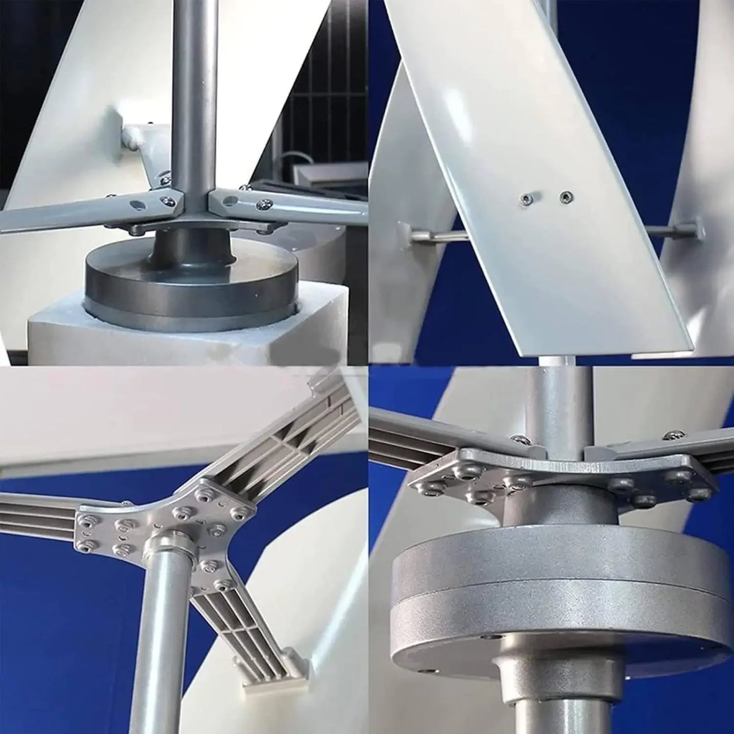 Wind Turbine Generator Kit,3000W Magnetic Levitation Upright Wind Turbine 12V 24V 48V 220V with Waterproof Charge Controller Ele