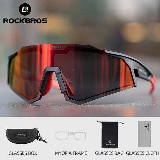 Polarized Photochromic Glasses Outdoor UV40 Eyewear Sunglasses Sports MTB