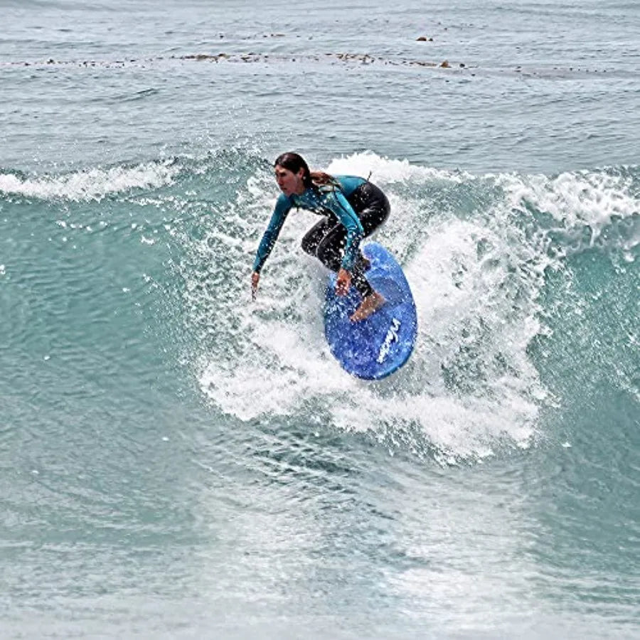 -Soft Top Foam 5'6" Surfboard/Fish Swallow Tail Surfboard for Beginners and All Surfing Levels Youth Complete Set Includes Leas