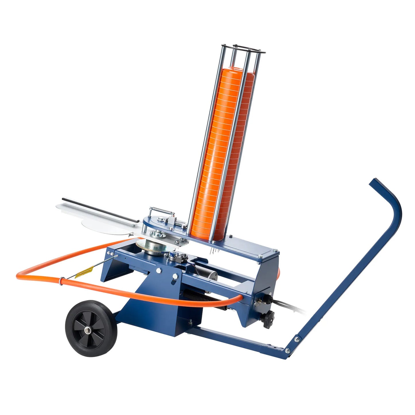 Clay Target Thrower Max 50/75-80 Clays 55 Yards Automatic on Wheels with Adjustable Foot Pedal Pull Handle for Shooting