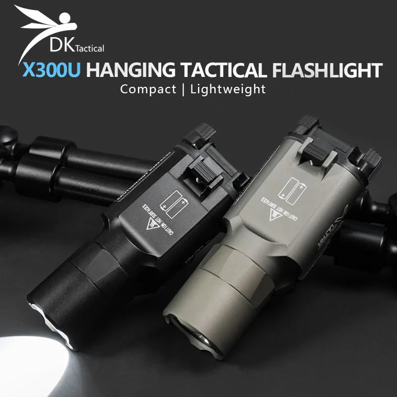 US Warehouse Tactical SF X300 X300U M600C M300 Flashlight Hunting Weapons Scout Light Airsoft Lamp Accessories Fit 20mm Rail