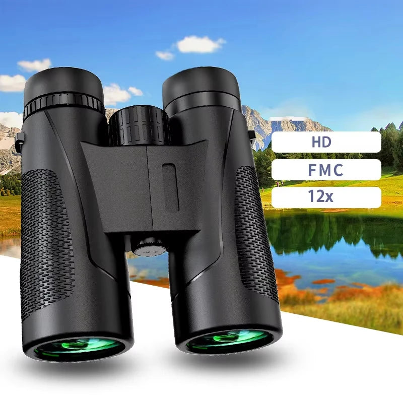 12x42 HD Binoculars, Argon Purging, Waterproof/Fogproof, High Magnification for Bird Watching, Hunting & Telescopes - Color Fidelity