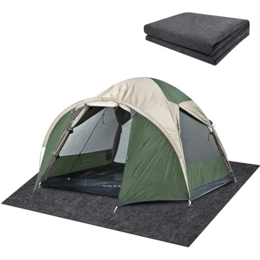 6.2 x 5 Ft Cam Tent Carpet Mat - Waterof Outdoor Tent Ru- Porble Cutble Picnic Cam Floor Blanket for Lawn ps