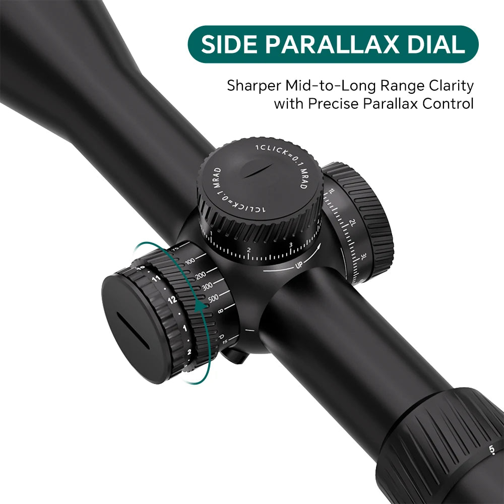 Aquilifer 5-25x56 Rifle Scope FFP Fully Multi Coated ED Glass Optics 56mm Objective for PRS Competition Long Range Hunting